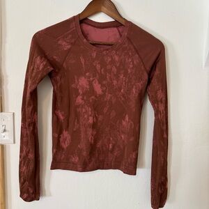 Lululemon Women's Long Sleeve Top - red/pink